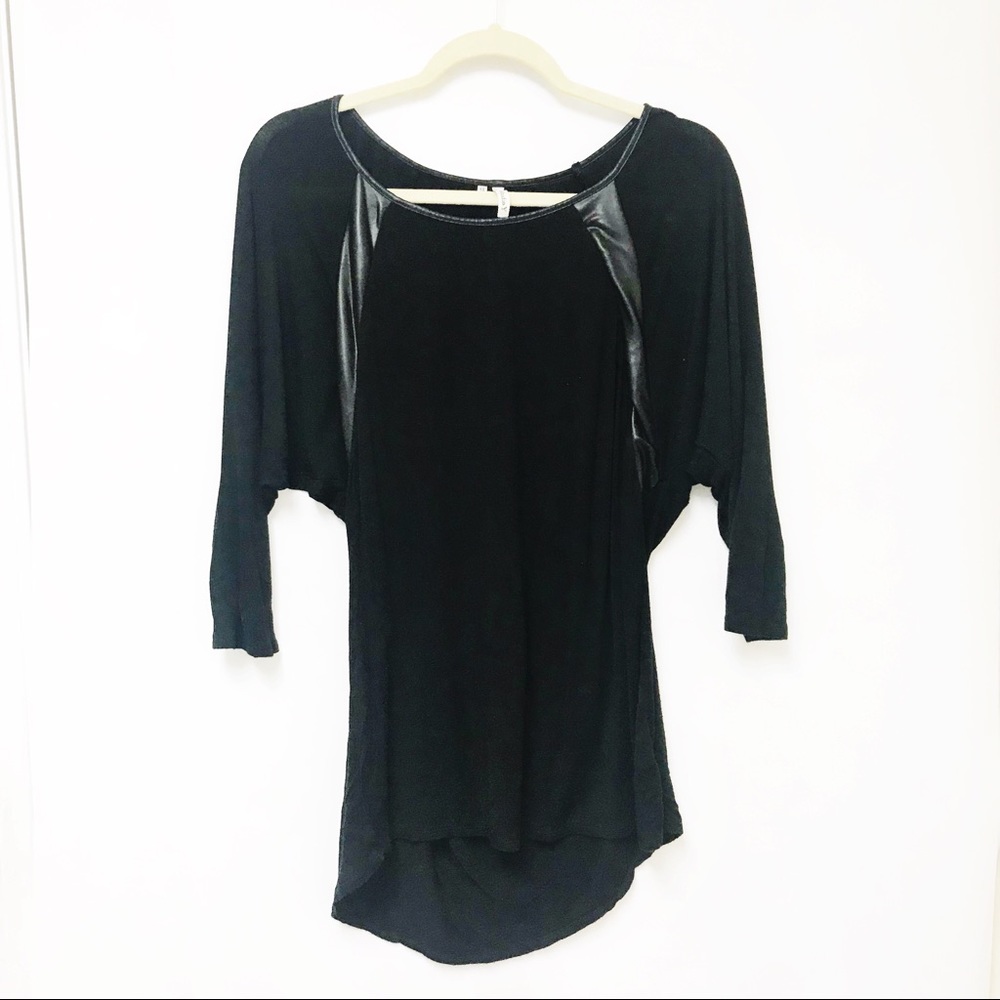 Studio Y black womens top